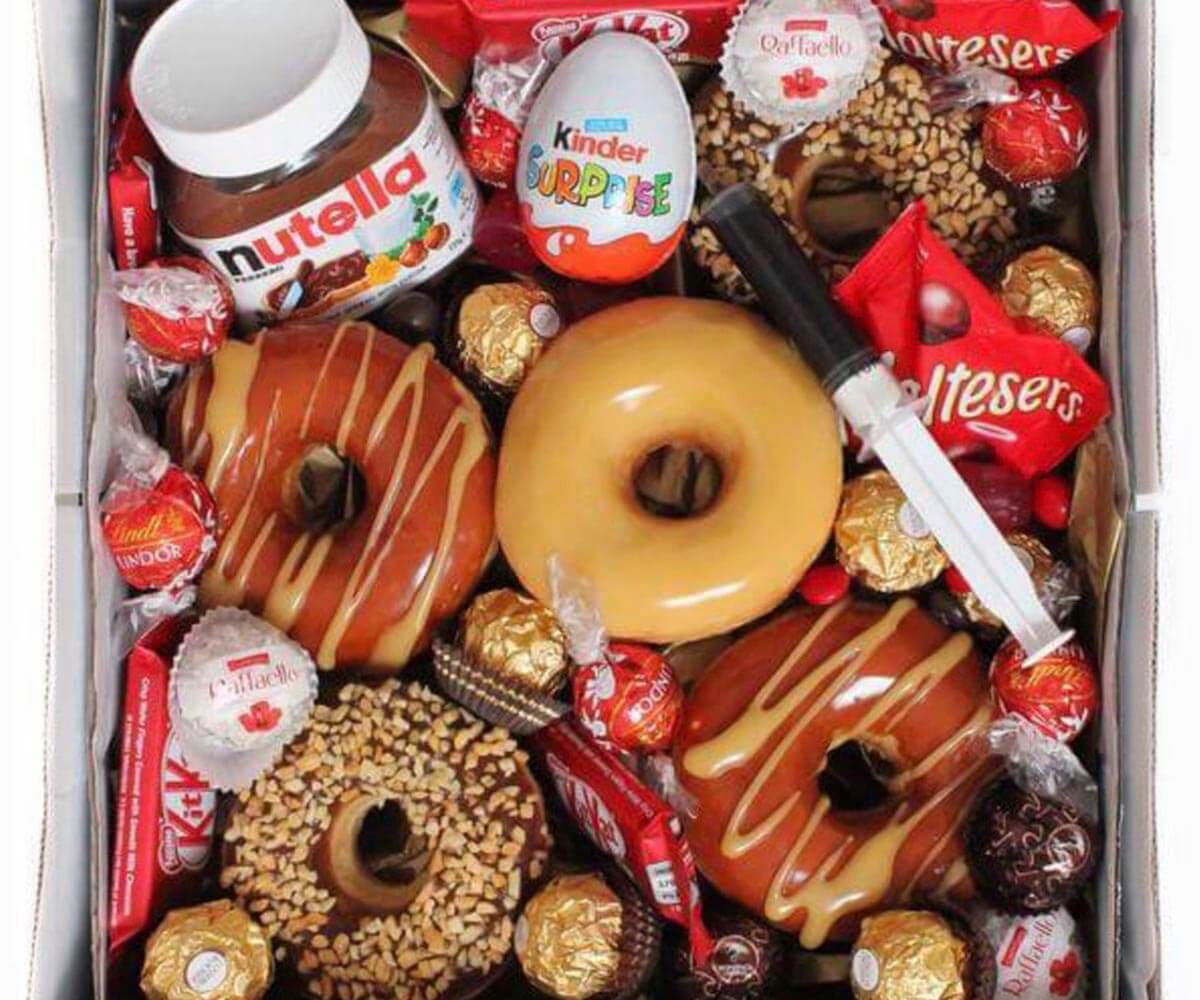 Caja Donuts Top Choco
